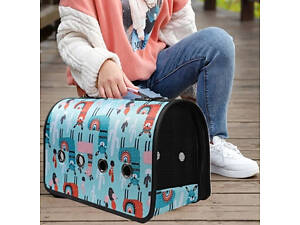 ТОП! Сумка-переноска для животных Petstory синяя