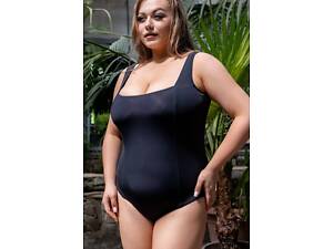 ТОП! Суцільний купальник plus-size TOTALFIT KS17-C10-4XL 4XL Чорний Преміум Якість