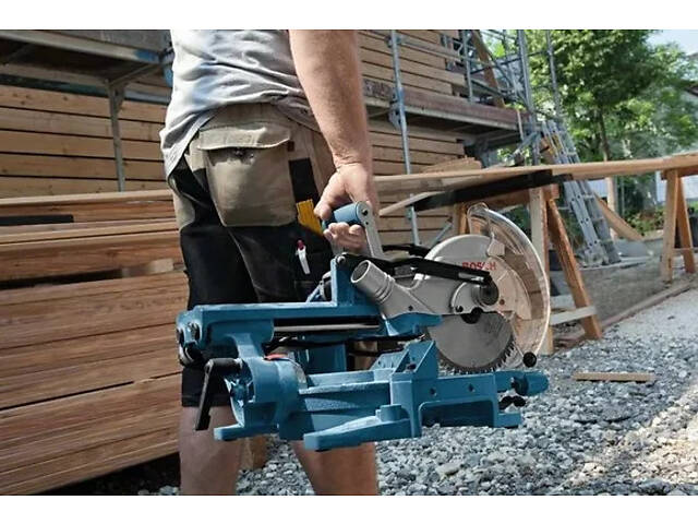 ТОП! Торцовочная пила Bosch Professional GCM 800 SJ: 1.4 кВт, глубина/длина реза 70/270мм, диск 210-216мм - Фото 10