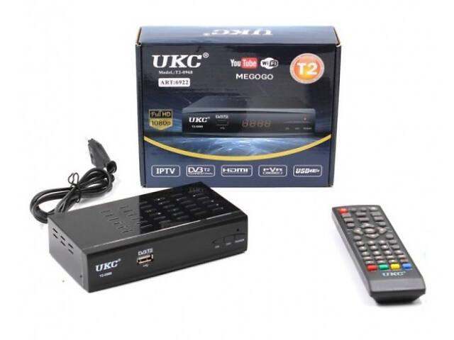 ТОП! ТБ-ресивер тюнер DVB-T2 0968 метал /wifi / 6922 - Фото 1