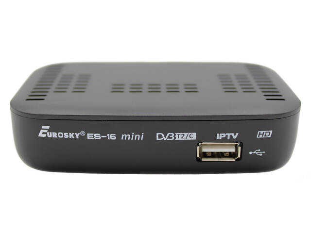 ТОП! ТВ-ресивер тюнер Eurosky ES-16 mini/DVB-T 2 (Гарантія 1рік) - Фото 3