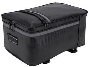 ТОП! Водонепроницаемая багажная велосумка, кофр 9L Gotel черная 30х20х15 см