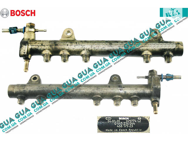 Топливная рейка / Рампа / распределительный трубопровод / Common Rail 0445214044 Fiat / ФИАТ DOBLO 2000-2005 / ДОБЛО 00-