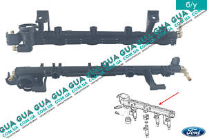 Топливная рейка / Рампа / распределительный трубопровод 5S6G9H487AA Ford / ФОРД C-MAX 2003-2007 / ФОКУС С-МАКС, Ford / Ф