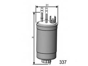 Топливный фильтр MISFAT M412 на FIAT PUNTO (188)