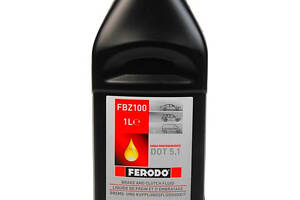 Тормозная жидкость DOT 4 Brake Fluid 1л FBZ100