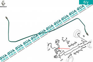 Тормозная трубка ( от главного тормозного цилиндра к ABS ) ( зеленая ) 3801835000 Renault / РЕНО LAGUNA II / ЛАГУНА 2, R
