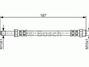 Тормозний шланг BOSCH 1987476715 на FORD GALAXY (WGR)