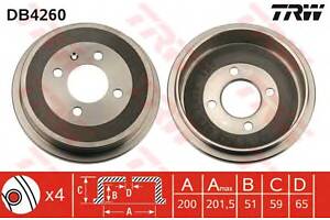 Тормозной барабан для моделей: CHERY (FENGYUN, QIYUN,AMULET), SEAT (CORDOBA,IBIZA,AROSA,CORDOBA,CORDOBA,CORDOBA,IBIZA,