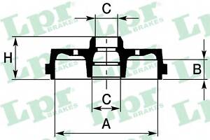 Тормозной барабан для моделей: CHEVROLET (CORSA, CORSA), OPEL (COMBO,CORSA,CORSA,CORSA,CORSA,TIGRA,CORSA,CORSA)