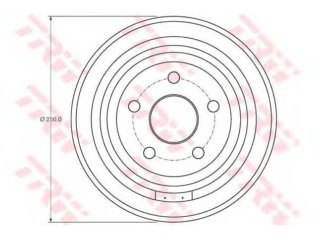 Тормозной барабан для моделей: CHRYSLER (PT-CRUISER)