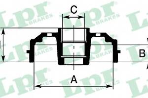 Гальмівний барабан для моделей: DACIA (LOGAN, SANDERO, LOGAN, LOGAN, LODGY, DOKKER, DOKKER), RENAULT (KANGOO, KANGOO, LOGAN, KA