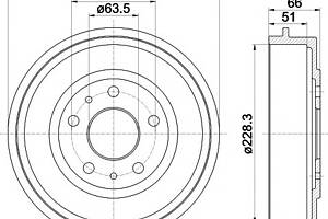 Тормозной барабан для моделей: FORD (FOCUS, FOCUS,FOCUS), FORD AUSTRALIA (FOCUS,FOCUS,FOCUS,FOCUS)