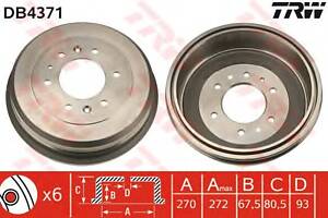 Тормозной барабан для моделей: FORD (RANGER, RANGER,RANGER), FORD AUSTRALIA (RANGER,RANGER), MAZDA (B-SERIE,BT-50,FIGH