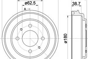 Тормозной барабан для моделей: HYUNDAI (ATOS, ATOS)