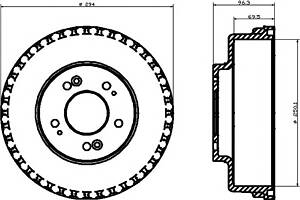 Тормозной барабан для моделей: KIA (CARNIVAL, CARNIVAL)
