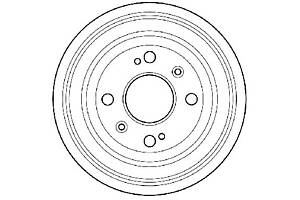 Тормозной барабан для моделей: MG (MG, MG,MG,EXPRESS), ROVER (200,CABRIOLET,400,400,400,200,400,200,COUPE,45,25,45,STR