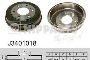 Тормозной барабан для моделей: NISSAN (URVAN, URVAN,PICK,CABSTAR,TRADE,TRADE)