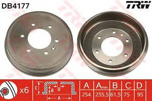 Тормозной барабан для моделей: OPEL (FRONTERA, FRONTERA), VAUXHALL (FRONTERA,FRONTERA)