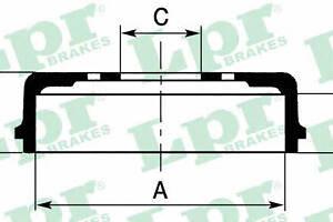 Гальмівний барабан 7D0688