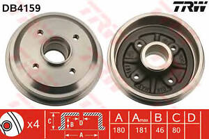 Тормозной барабан DB4159