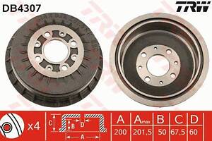 Тормозной барабан DB4307