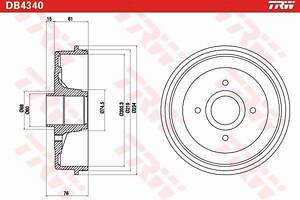 Тормозной барабан DB4340