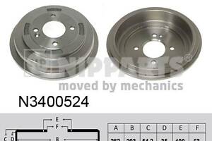 Тормозной барабан KIA RIO (UB) / HYUNDAI ACCENT (RB) 2010-2017 г.