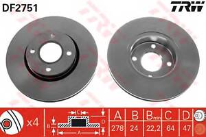 Тормозной диск для моделей: AC (ACE, ACE,ACECA,COBRA), FORD (MONDEO,MONDEO,SCORPIO,SCORPIO,MONDEO,MONDEO,MONDEO,MONDEO