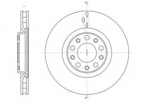Тормозной диск для моделей: ALFA ROMEO (159, BRERA,159,SPIDER,GIULIETTA)