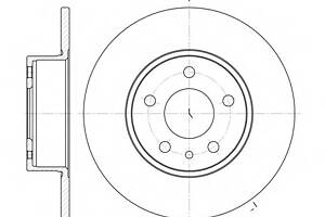Гальмівний диск для моделей: ALFA ROMEO (164,156,156,147), FIAT (CROMA), LANCIA (DELTA, THEMA)
