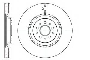 Гальмівний диск для моделей: ALFA ROMEO (GTV,SPIDER,156,156,147,GT)