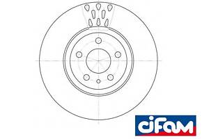 Тормозной диск для моделей: ALFA ROMEO (GTV, SPIDER)
