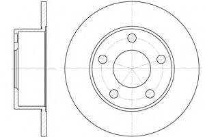 Тормозной диск для моделей: AUDI (100, 100,100,100,200,200,200,QUATTRO)
