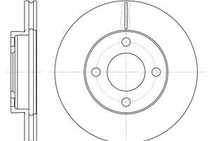 Тормозной диск для моделей: AUDI (100, 100,100,100,80,90,90)