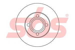 Тормозной диск для моделей: AUDI (100, 100,100,100,80,90)