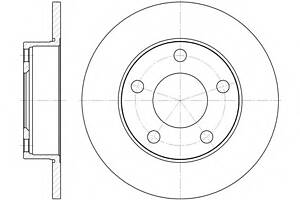 Тормозной диск для моделей: AUDI (100, 100,200,A8,200)