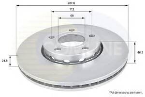 Тормозной диск для моделей: AUDI (100, 100,A4,A6,A6,A6,A6,A4,A4,A4,A4,A4,A4), SEAT (EXEO,EXEO), SKODA (SUPERB), VOLKSW