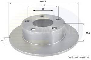 Гальмівний диск для моделей: AUDI (100, 100, A6, A6, A6, A6), SKODA (SUPERB), VOLKSWAGEN (PASSAT, PASSAT, PASSAT, PASSAT, PASSA