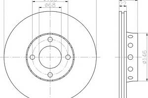 Тормозной диск для моделей: AUDI (80, 80,COUPE,CABRIOLET)
