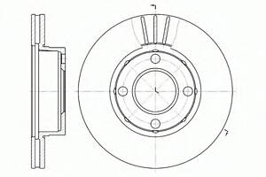 Тормозной диск для моделей: AUDI (80, 80,COUPE,COUPE,CABRIOLET)