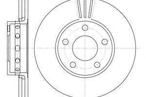 Тормозной диск для моделей: AUDI (80, 80,COUPE)