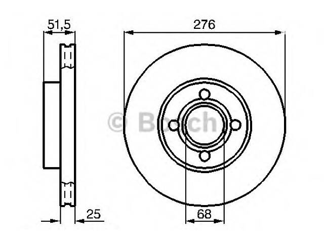 Тормозной диск для моделей: AUDI (90)