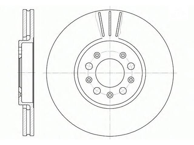 Тормозной диск для моделей: AUDI (A3, A1,A1), SEAT (TOLEDO,LEON,IBIZA,CORDOBA,IBIZA,IBIZA,IBIZA,TOLEDO), SKODA (OCTAVI