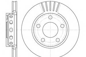 Тормозной диск для моделей: AUDI (A4, A4), VOLKSWAGEN (PASSAT,PASSAT)