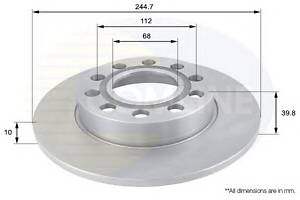 Тормозной диск для моделей: AUDI (A4, A4,A4,A4,A4), SEAT (EXEO,EXEO)