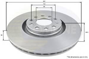 Тормозной диск для моделей: AUDI (A4, A6,A6,A4,ALLROAD,A4,A4,A4), SEAT (EXEO,EXEO)