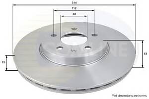 Тормозной диск для моделей: AUDI (A5, A4,A4,A5,A4,A5)