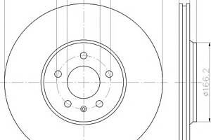 Тормозной диск для моделей: AUDI (A5, A4,A4,Q5,A5,A5)