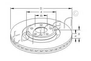 Гальмівний диск для моделей: AUDI (A5, A4, A4, Q5, A5)